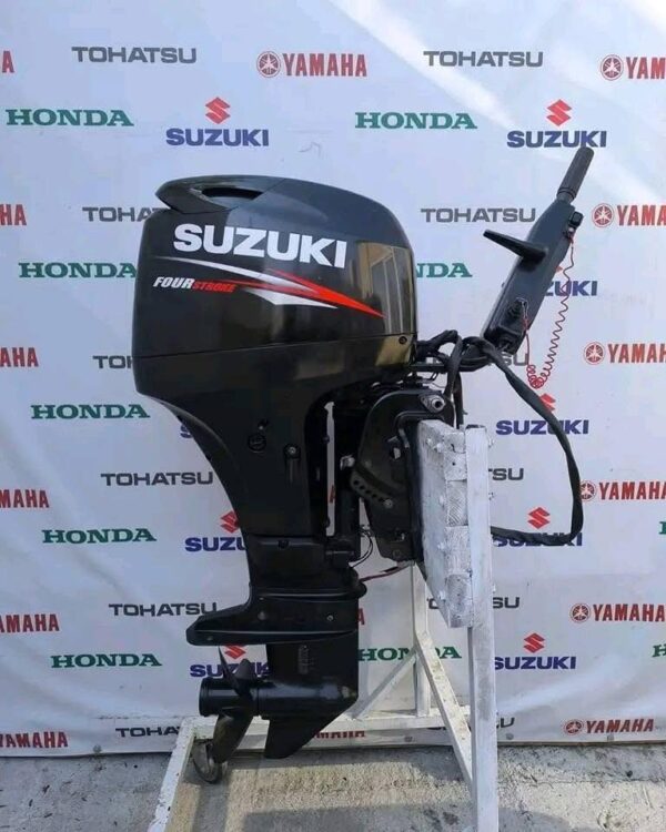 Suzuki four stroke outboard with power trim and tilt system
