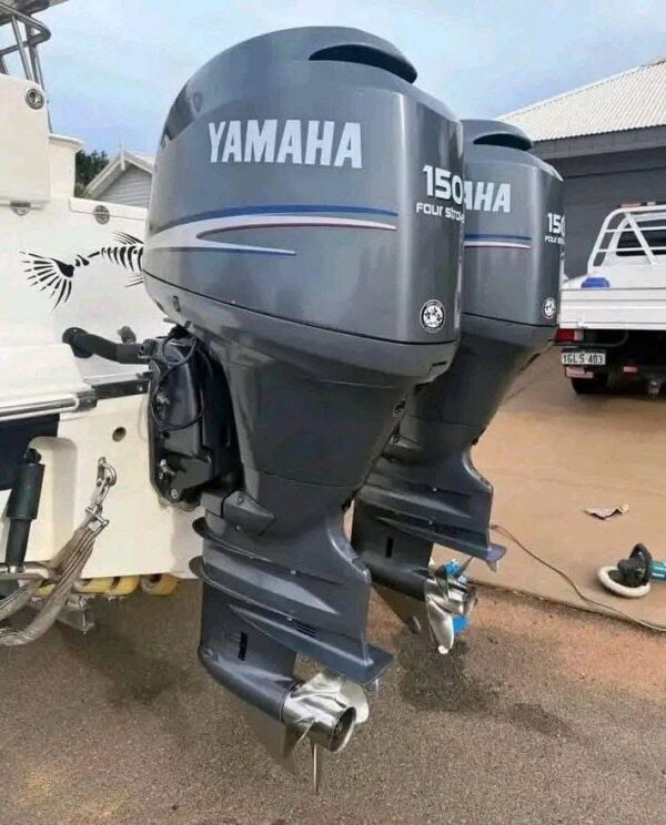 2016 Yamaha twin offshore engines with 25 inch shafts