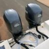 Twin Yamaha 150HP EFI marine engines side profile