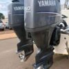 Yamaha twin-engine offshore setup with controls included