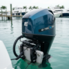 EVINRUDE E-TEC G2 300HP OUTBOARD ENGINE INSTALLED ON AN OFFSHORE BOAT