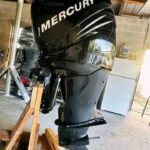 Mercury Verado 300HP V8 outboard engine with integrated steering system