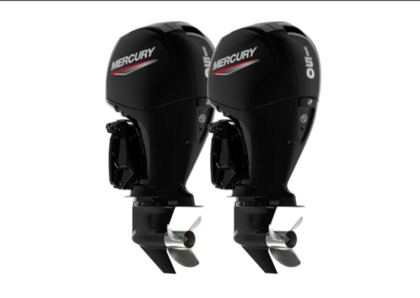 Twin mercury outboard marine engine150XL & 150CXL