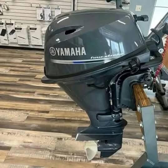 Yamaha 15HP tiller steer outboard ready for small boat use