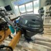 Rear view of Yamaha portable EFI outboard motor