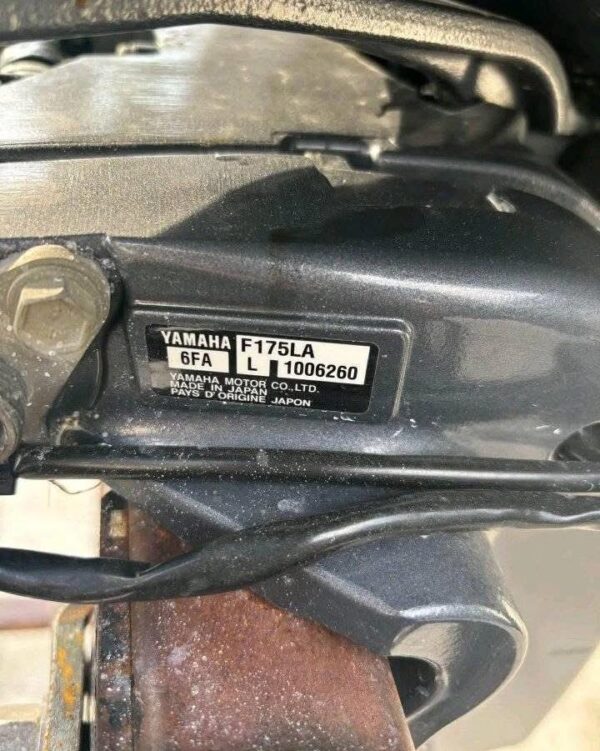 Yamaha 175HP four stroke outboard designed for offshore boating