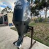 Yamaha 175HP marine engine side profile with clean setup