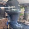 2018 Yamaha F250XCA V6 outboard motor mounted on offshore vessel