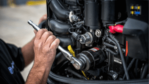 Boat repair service Australia for outboard motor maintenance and marine engine diagnostics
