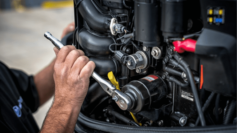 Boat repair service Australia for outboard motor maintenance and marine engine diagnostics