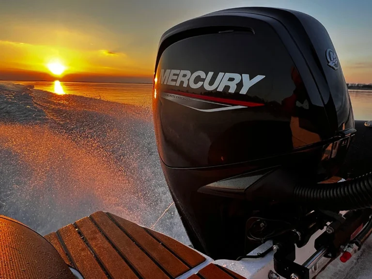 Used 4 stroke outboard motor for sale in Australia on fishing boat