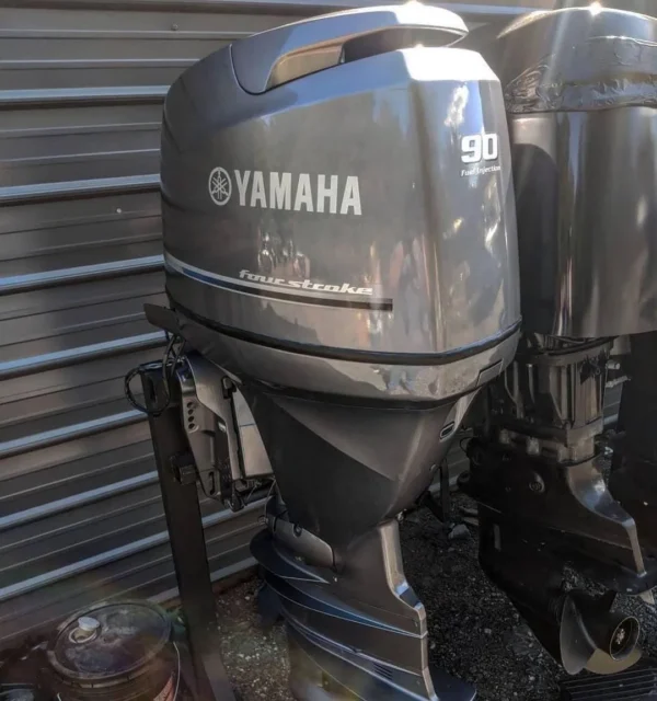 Reliable Yamaha 90HP four-stroke engine for recreational boating