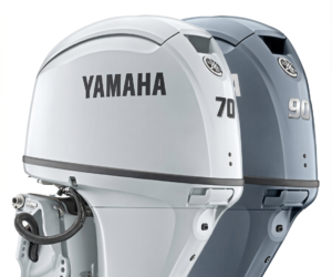 70HP and 90HP outboard motors mounted on fishing boats comparison
