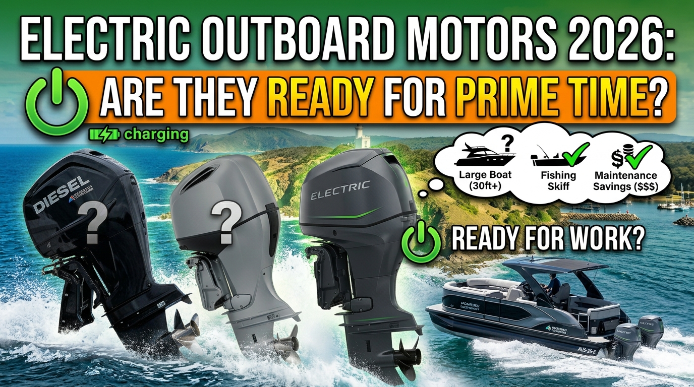 ELECTRIC OUTBOARD MOTORS 2026, ELECTRIC BOAT MOTOR, BATTERY POWERED OUTBOARD, ELECTRIC MARINE ENGINE, AUSTRALIA