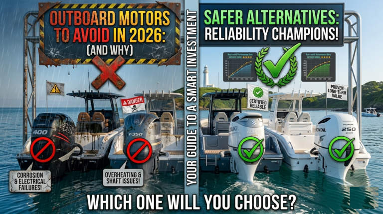 OUTBOARD MOTORS TO AVOID IN 2026, OUTBOARD BUYING GUIDE, BOAT ENGINE INSPECTION, USED OUTBOARD CHECKLIST
