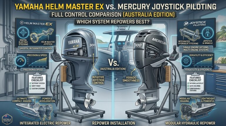 Yamaha Helm Master EX vs Mercury Joystick Piloting Australia